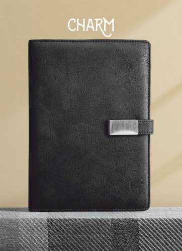 Charm | Fine Leather Textured Sophisticated Style Diary |Multipurpose Diary for Personal & Professional Use