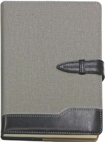 Opus | Classy Linen Material Typed Diary with Diligently Stitched Borders | Stylish Slide Loop Closure