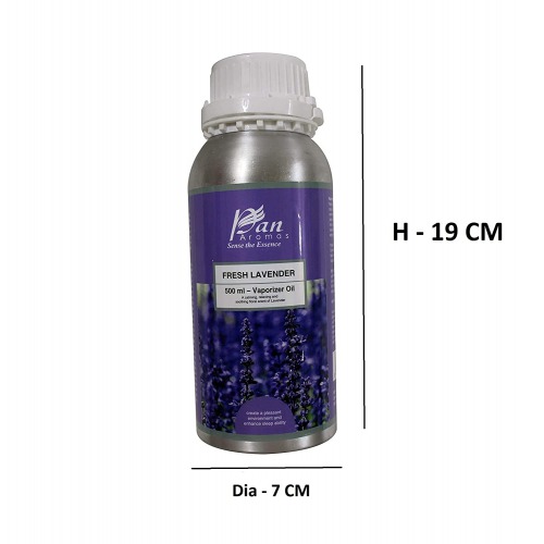 Pan Aromas Vaporizer Oil Fresh Lavender 500ml | Oil IRIS Lavender Reed Diffuser