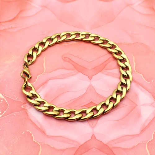 Gold Plated Bracelet For Men | Chain Bracelet for Men and Boys.