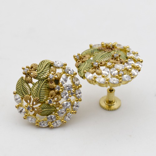 Gold Plated Leaves Earing For Women | Earring For Women's | Earrings