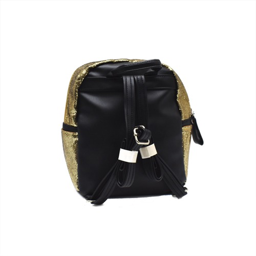Golden Glitter Back Pack Mini | Party Casual Travel Backpacks for school college party outing