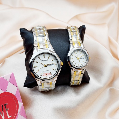 Silver Dial Unisex's Watch | Couple Watch
