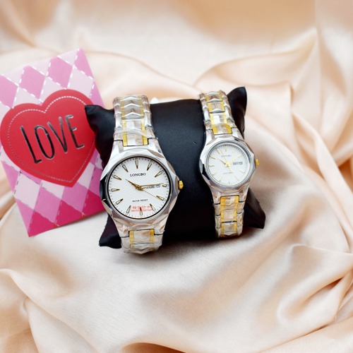 Silver Dial Unisex's Watch | Couple Watch