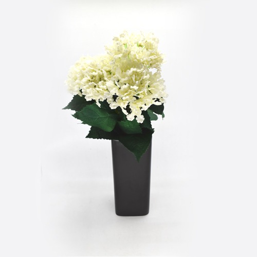 Artificial Petal Hydrangea Bunch|  Artificial Flowers Plants with Pot for Home Office Decor