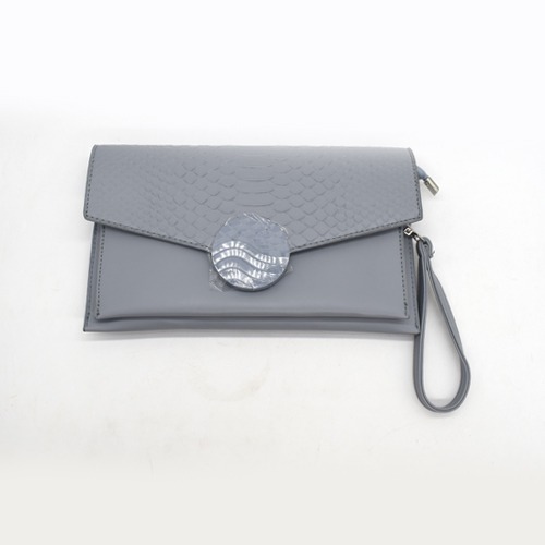Leather Clutch Women's Wristlet (Gray) | Clutch | Women's Wallet