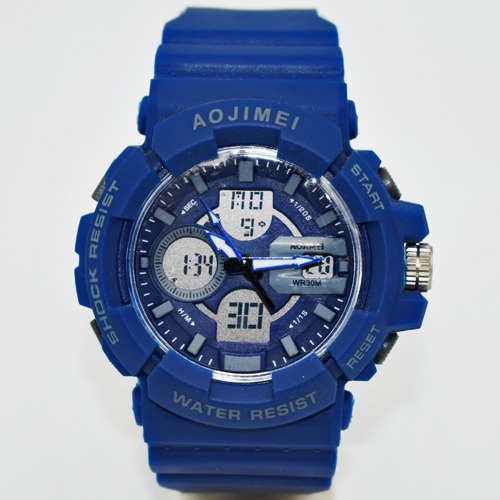 AOJIMEI  Blue Dial Men's  Sports Watch | Digital Watch