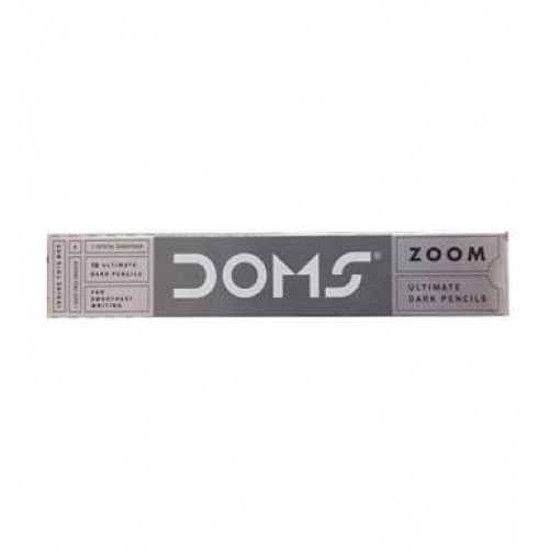 Doms Gsm Zoom Ultimate Dark Pencil | Super Dark Pencil |  Pencil Set with Eraser And Sharpner