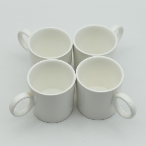 Ceramic Tea Set  | White Tea Set with 4 Cups & Saucer, Tea Kettle Pot