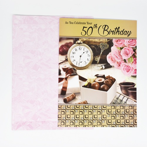 50th Birthday Greeting Card | Birthday Card