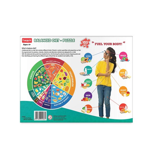 Funskool Play & Learn-Balanced Diet, Educational Puzzle, for  Kids