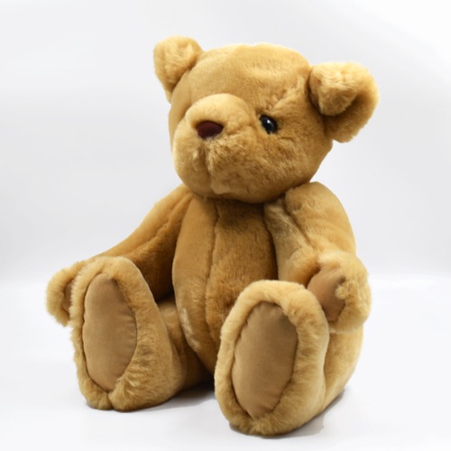 Cute Brown Sitting Bear Soft Toy For Kids