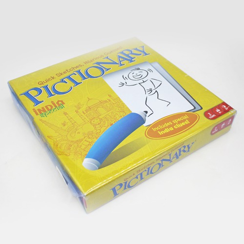 Mattel Pictionary India Special Board Game, Multicolor