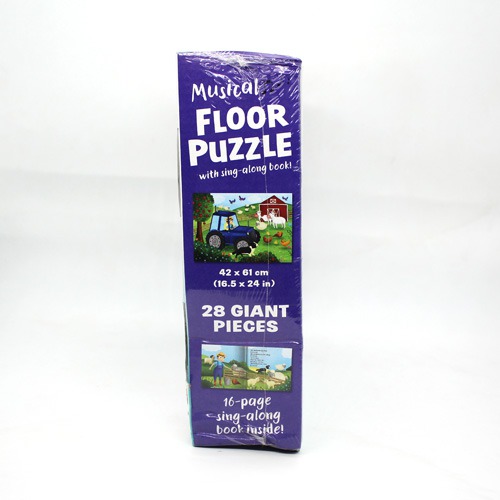 Musical Floor Puzzle With Sing Along Book