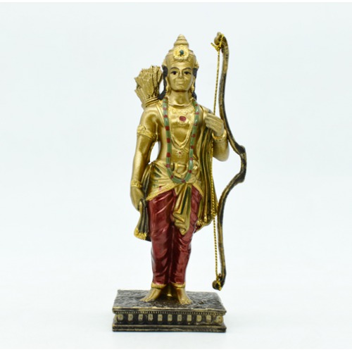 Fiber Ram Darbar Two Toned Colour Ram, Laxman, Hanuman, Sita  (Height - 6 inch, Width - 7 inch, Weight - 400 gm)