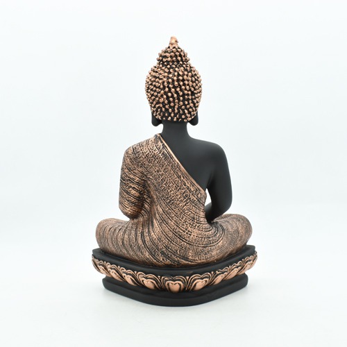 Fiber Finished Two Toned  Gautama Buddha Idol for Home Decor Gift For Family, Friends | Buddha Statue| Large Size 10 inch