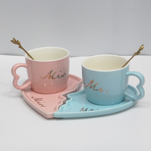 Mr. And Miss. Coffee Mug Set