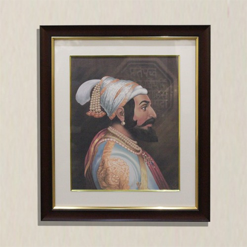 Chhatrapati shivaji Maharaj wooden Photo Frame