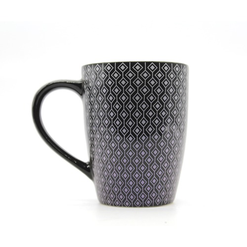 White Design Printed Coffee Mug