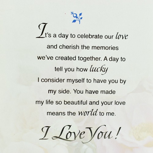 Anniversary Wishes For My Dearest Husband Greeting Card
