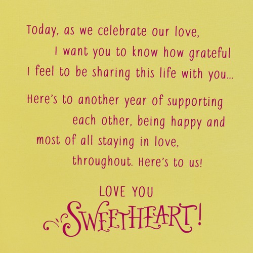 Happy Anniversary To Us Greeting Card