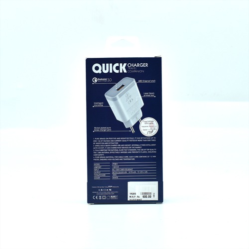 JTP 18WattQuick Charger 3.0 - White