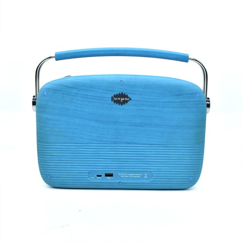 Saregama Carvaan Hindi - Portable Music Player with 5000 Preloaded Songs Electric Blue