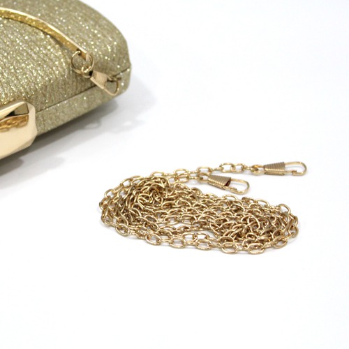 Gold-Toned Textured Women's Clutch | Women & Girl Latest Trendy Wedding Event, Evening Party Hand carry Purse Bride Party Clutch Bag