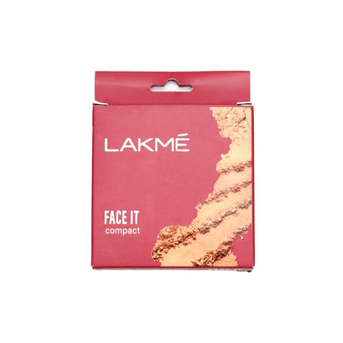 LAKMÉ Face It Compact, Shell | Natural Mineral Powder | Natural And Even-Toned Look