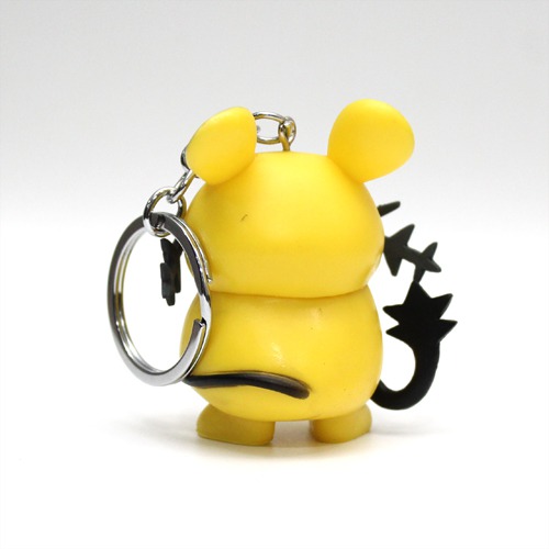 3D Rat Pikachu Keychain | Premium Action Character 3D Keychain For Car & Bike Gifting With Key Ring Anti-Rust