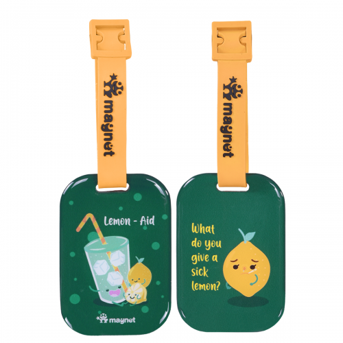 Nothing Like Fresh Lemon Bag Tag | Luggage Tags for Trolley, Suitcase, Backpacks
