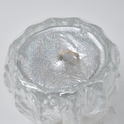 Big  Crystal Jar With Wax Stand For Home & Office Decoration