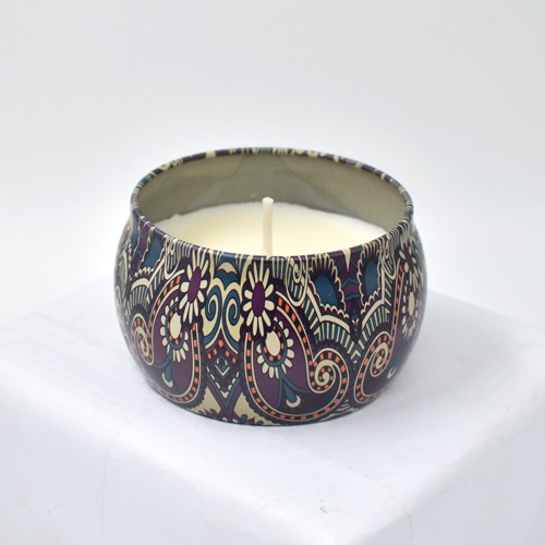 Scented Candle Metal Box | Wax Tin Jar Candles