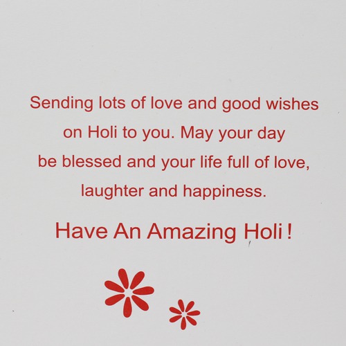 Happy Holi Greeting card