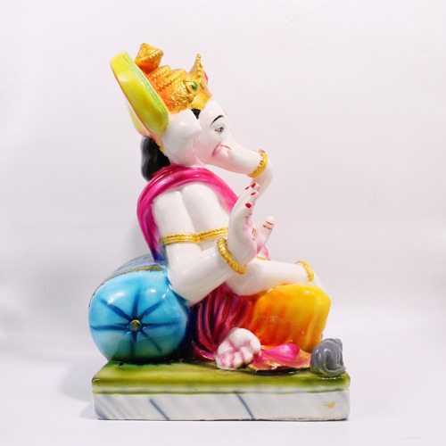 Swami Samarth Sitting Style Ganesha Idol For Home , Pooja