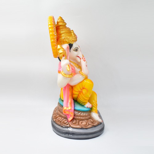 Marble Finish Ganesh Idol Showpiece For Home Office