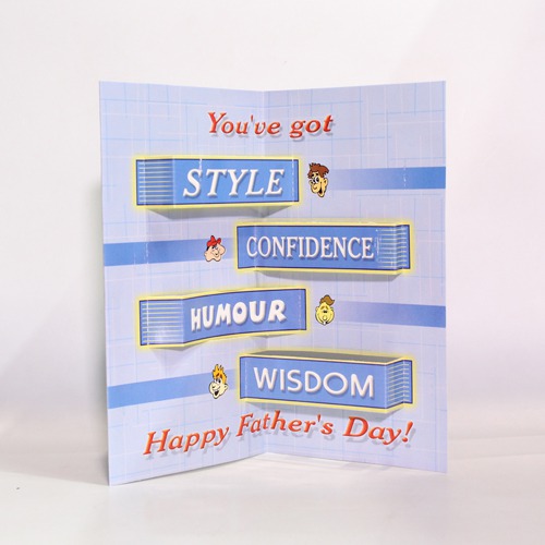 Dad Your my Super Hero Greeting Card