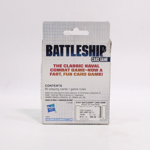 Gaming Battleship Card Game for Kids Ages 7 and Up, 2 Players Strategy Game