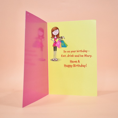 This Is Mary On Her Birthday/ Birthday Card | Greeting Card