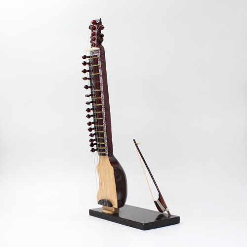 Wooden Miniature Musical Instrument Curio - Dilruba
