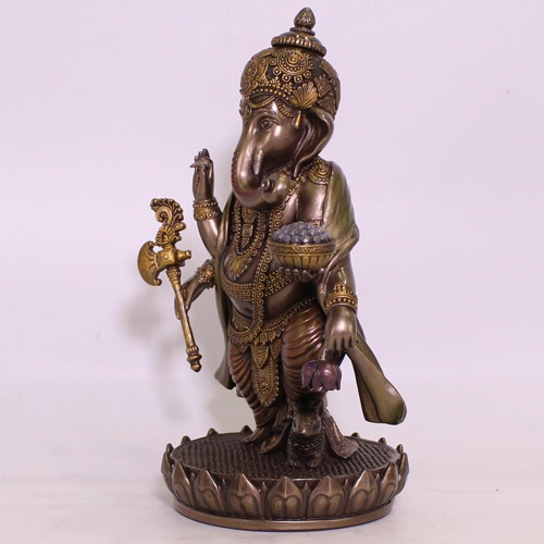Bronze Bonded  Lord Ganesha Idol For Home Decor