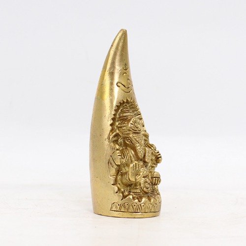 Ek Dant Brass Ganesha Idol For Home & Offiice Decor