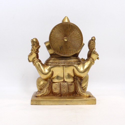 Brass Lord Ganesha Idol For Pooja Ghar, Home Decor