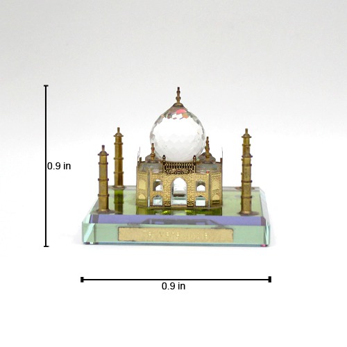 Crystal Taj Mahal Showpiece