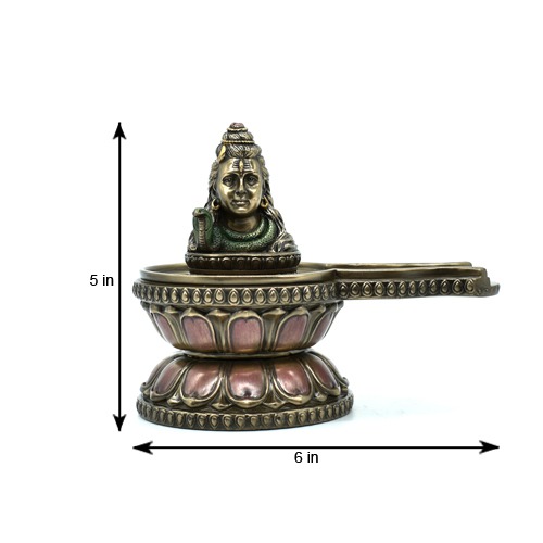 Shankar Bhagwan Shivling Murti Shivling Murti Shiva Idol (5 x 6 x 3.5 in)