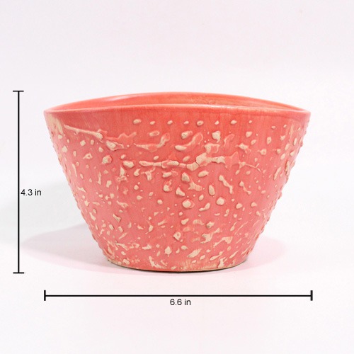 Pink Oval Ceramic Pot | Ceramic planters pots for Indoor Outdoor Home, Garden Office Decor Balcony Planters