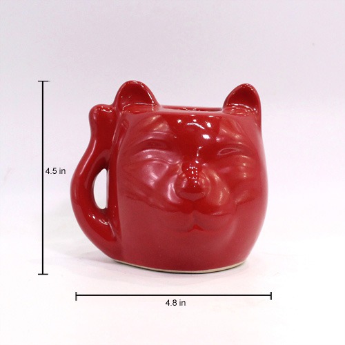 Cat Face Ceramic Planter Pot | Ceramic Pots Planters for Home Decor