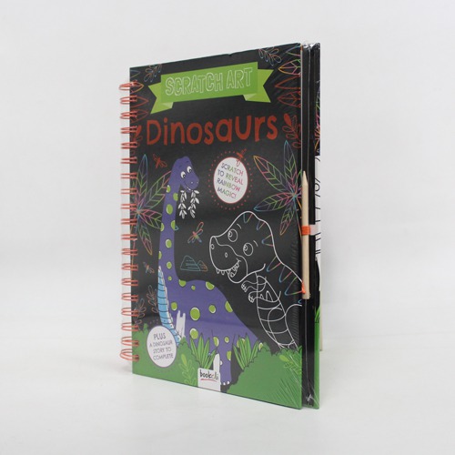 Scratch Art Dinosaurs Activity Book| For Kid