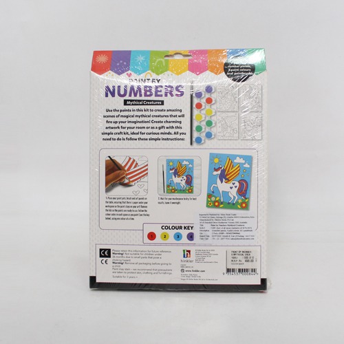 Paint by Numbers: Mythical Creatures | Activity Kit For Kids