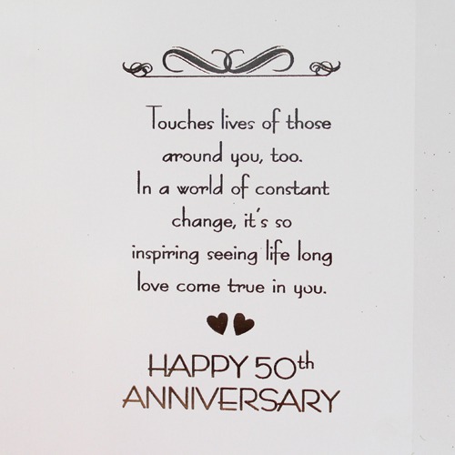 Golden Anniversary Wishes | Anniversary Greeting Card